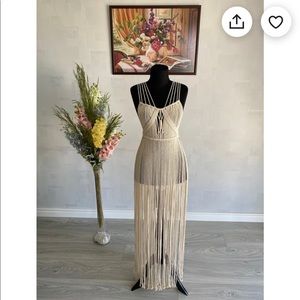 Handmade macrame dress-New